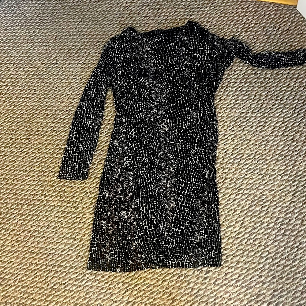 Banana Republic animal print like dress size 8 excellent condition